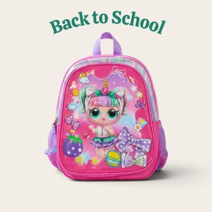 School bag Lol Doll 14-Inch 3D Backpack with Pencil Case